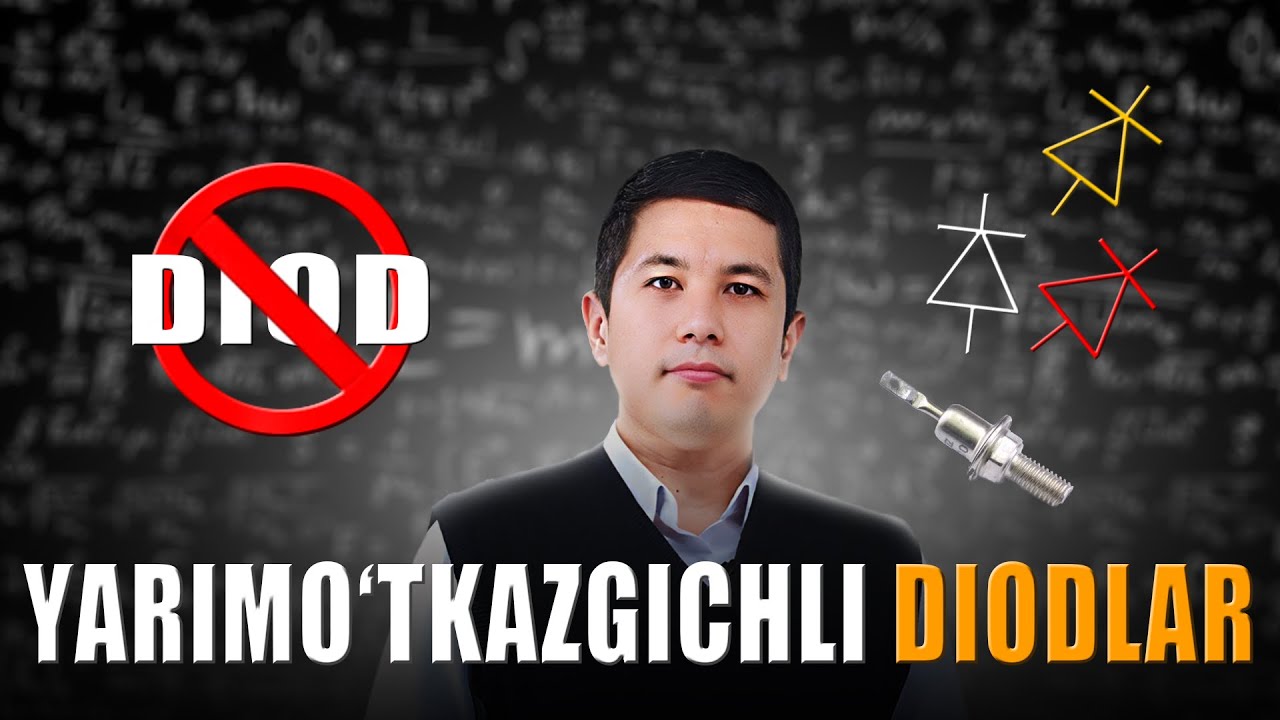 Elektronika va sxemalar fanidan Yarimo'tkazgichli diodlar mavzusi.