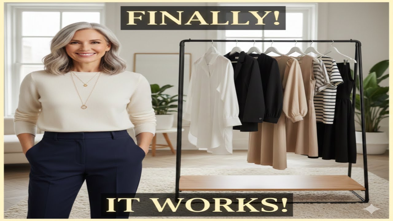 Finally! The Capsule Wardrobe for Women Over 50 That Actually Works ✨