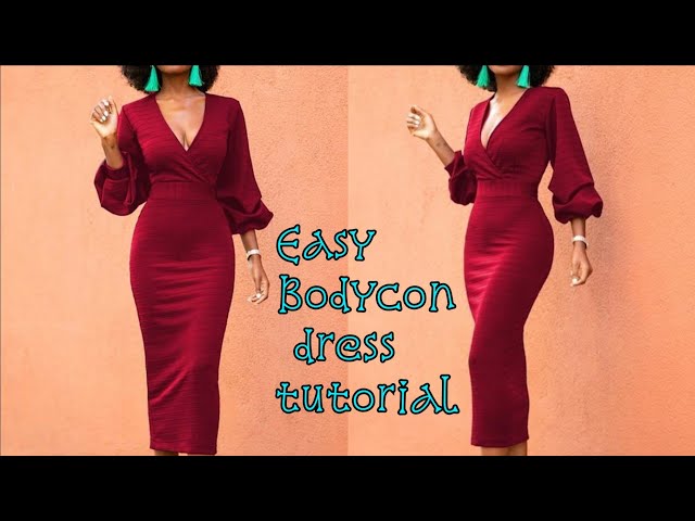 white christmas dresses Stretch Dress Sewing Pattern PDF | Open Thigh Cosplay main image 0