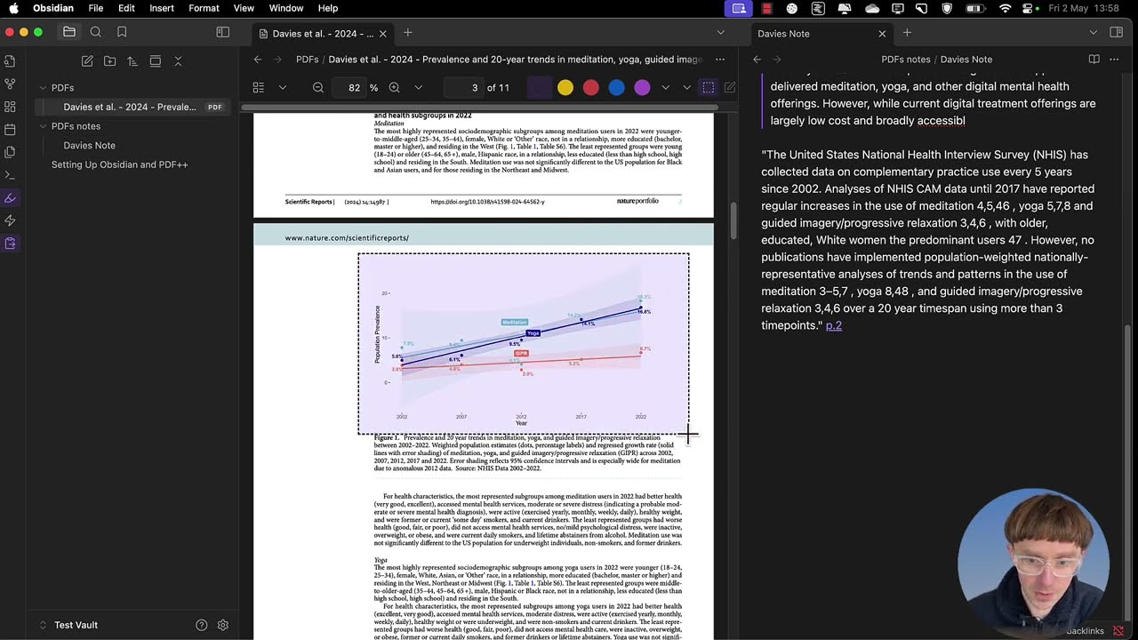 Using Obsidian for PDF annotations on iPad like Zotero with PDF+