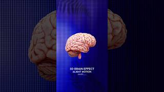 3D Brain Effect In Alight Motion 🔥 | #alightmotionedits #shorts #editing