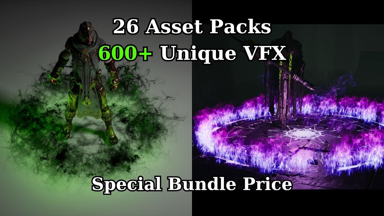 Unreal Engine Fab Marketplace Niagara VFX Bundle Sale - YouTube