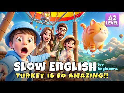 Look! A Giant Cat in the Sky Over Turkey! | Slow English Listening (A2)