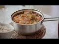 집밥 : 참치 김치찌개 Korean Food, Kimchi Stew(Jjigae) Recipe with tuna : 키미(Kimi)