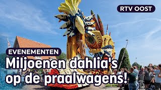 Pracht en praalwagens: dit was het bloemencorso in Sint Jansklooster! | RTV Oost