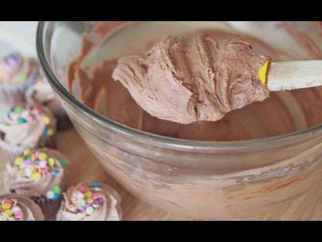 Whipped Chocolate Buttercream Frosting Recipe | Divas Can Cook