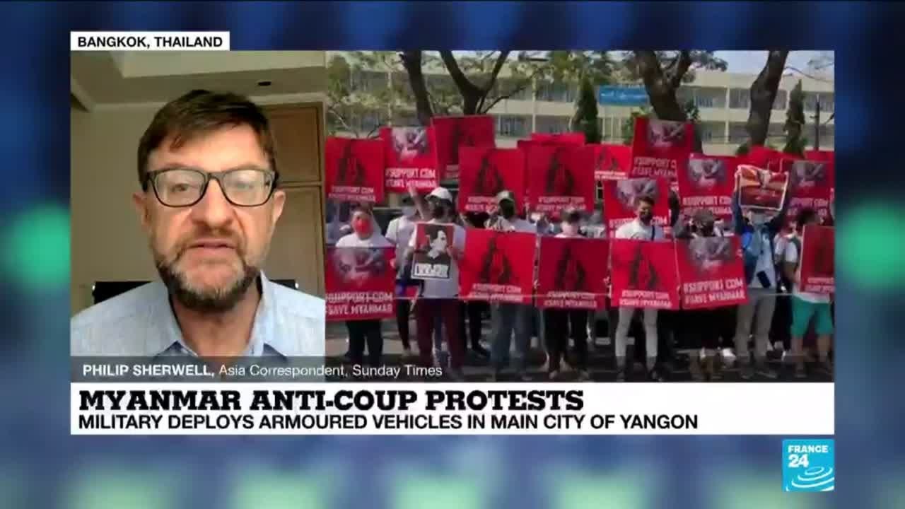 Protesters undaunted as Myanmar junta deploys more soldiers, armoured vehicles