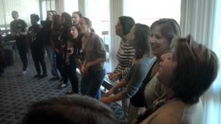 Mount Holyoke's V-8's sing 'The Drinking Song!'