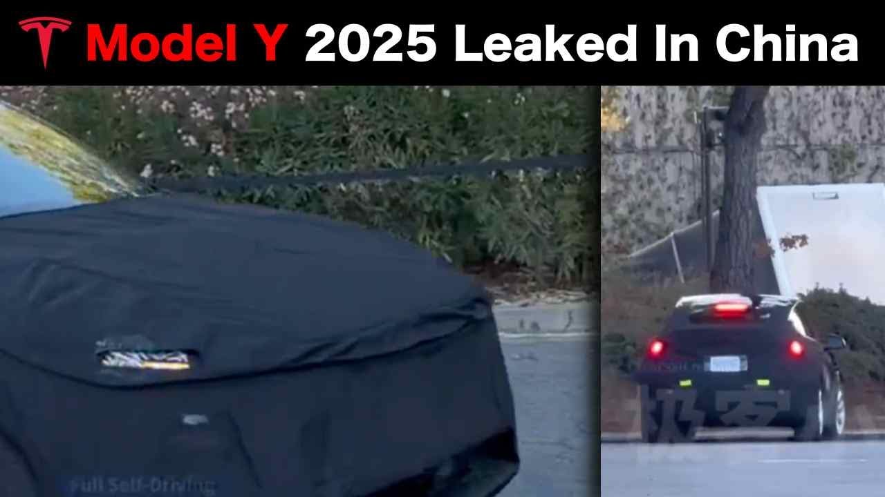 Tesla Model Y 2025 Just Got LEAKED In China - YouTube
