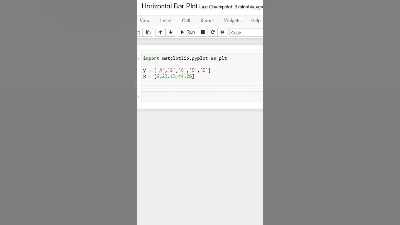 Horizontal bar plot in Python - YouTube