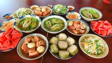 Xuân Về Bồi Hồi Nhớ Tết Quê Xưa • Thịt Kho, Dưa Giá, Canh Khổ Qua Hầm | MTQH