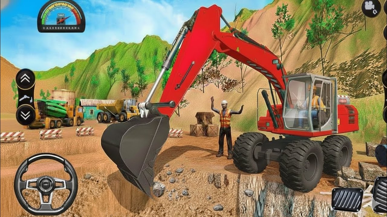 👷JCB Game 3D Road ConstructionSimulator | Real JCB Work Gameplay|🚧Android 2026