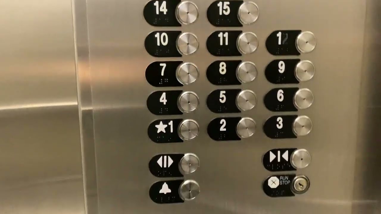 TALKING Otis Series 2 Elevator @ Disney's Contemporary Resort - Tower - Bay Lake, FL