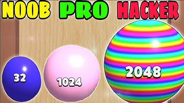 Blob Merge 3d - Noob vs Pro vs Hacker  - Gameplay Walkthrough