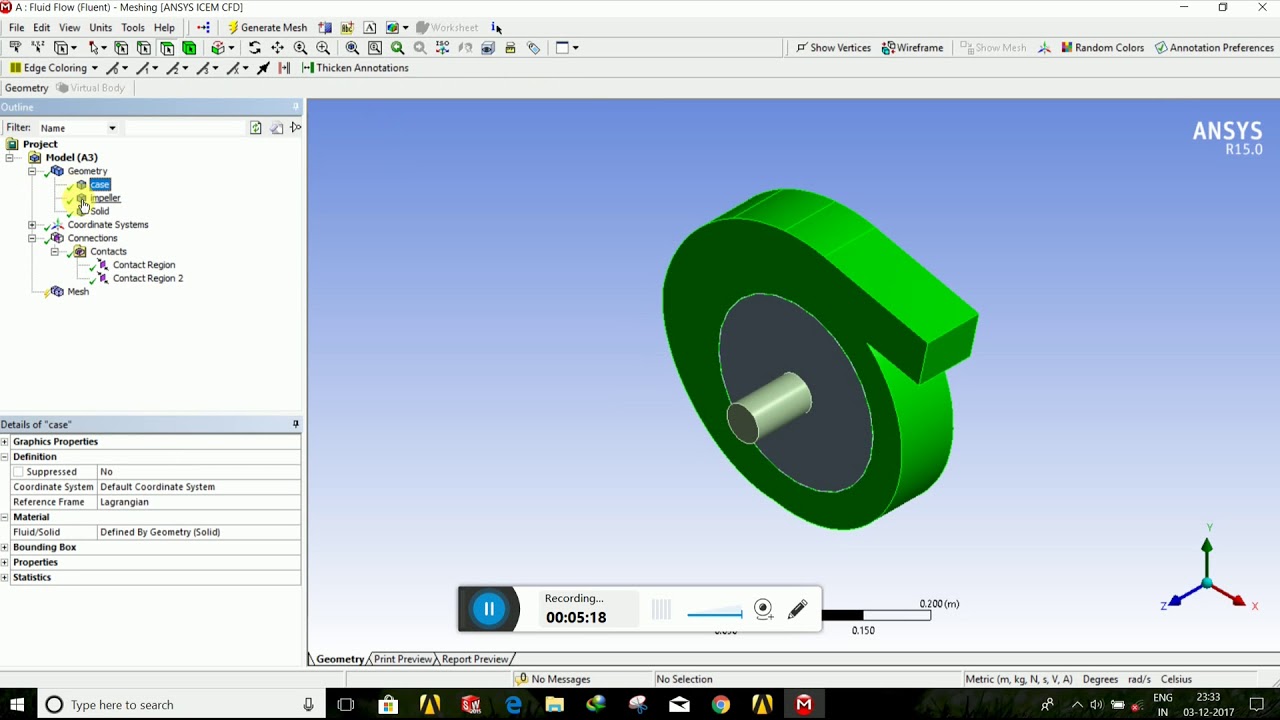 Compressor analysis in ANSYS - YouTube