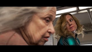 Captain Marvel Vs Granny - Train Fight Scene - Captain Marvel (2019) Movie CLIP HD