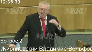 Жириновский предложил провести досрочные выборы президента: видео из Госдумы