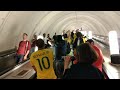 Brazilian fans singing and chanting in Moscow Metro