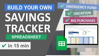 Celebrity Build a Savings Tracker in Google Sheets |  Spreadsheet Tutorial, Easy Step-by-Step for Beginners Profile