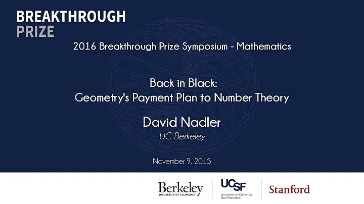 David Nadler. Back in Black: Geometry's Payment Pl...