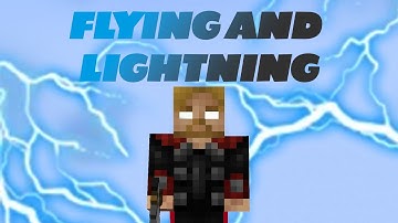 *No Mods* How To Be Thor In Minecraft With Commands | Java, Bedrock, PE