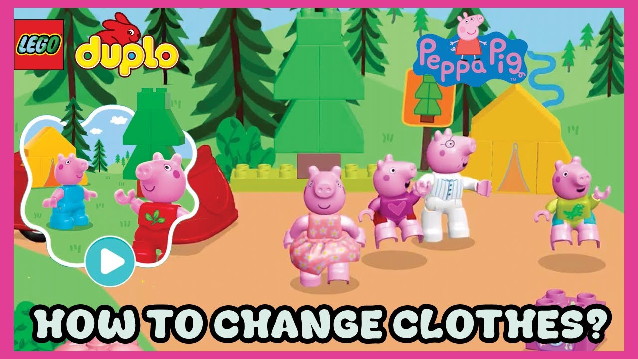 LEGO DUPLO PEPPA PIG ⭐How to Change The Outfit?⭐
