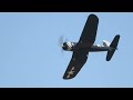 Fg1d corsair flybys at wwii weekend 2023 sunday