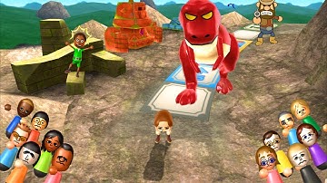 Wii Party Series Board Game Island - Guest C vs Elisa vs Daisuke vs Ursula (Master Difficulty)