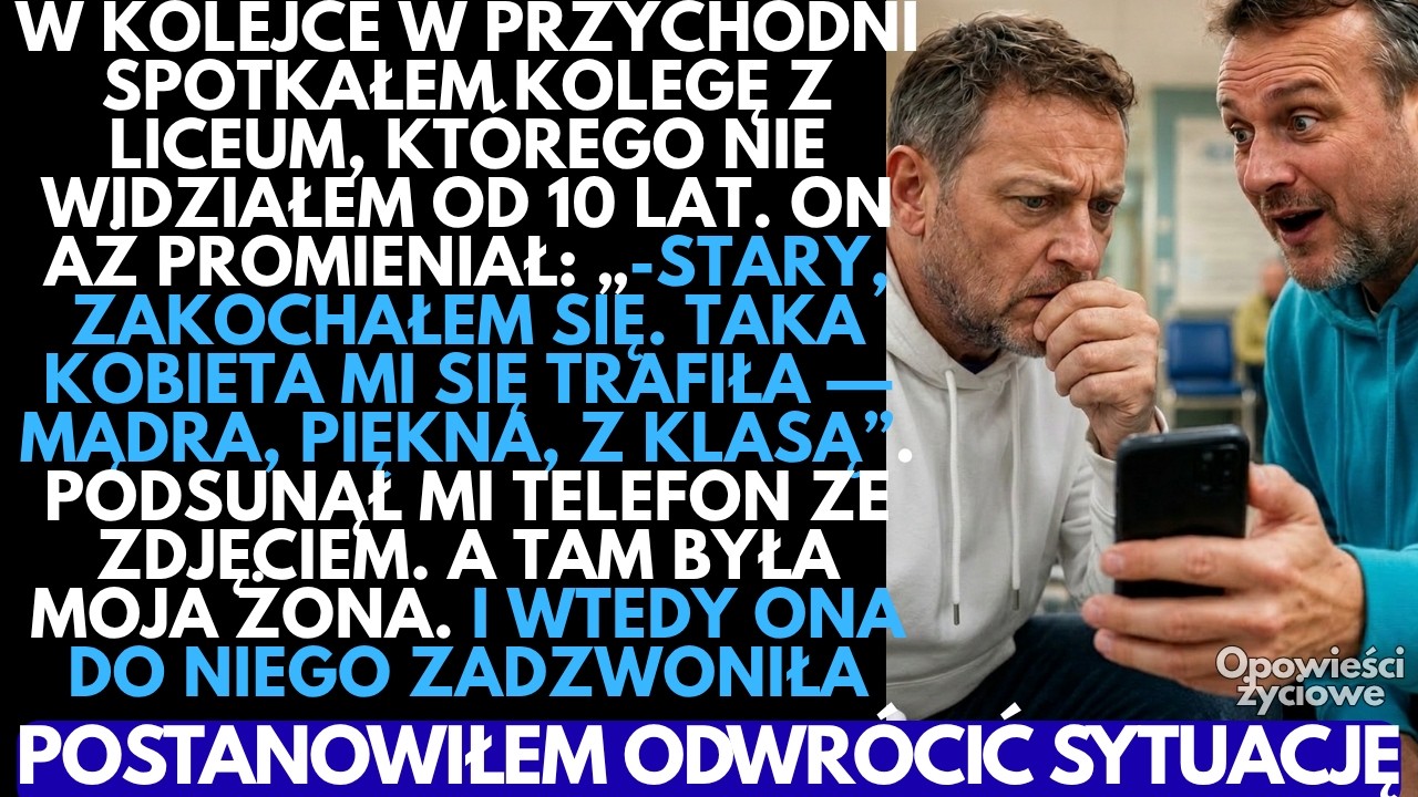 W przychodni kolega z liceum podsunął mi telefon pod nos i powiedział z zachwytem: „Stary, zakochałem się jak gówniarz. Mądra, piękna, z klasą. Ona ma wszystko.” Na zdjęciu zobaczyłem twarz mojej...