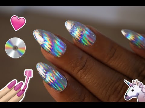 How to Mega Holo nails