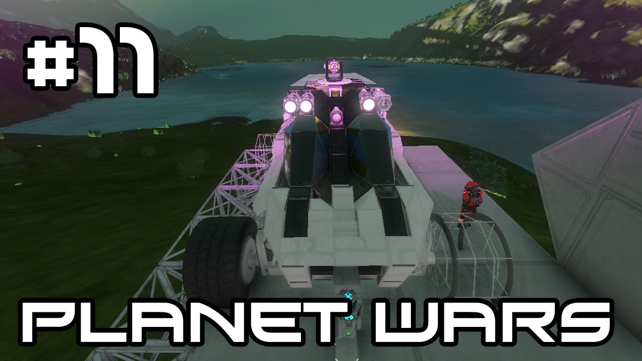Space Engineers Planet Wars - Land Cruiser Construction! #11 - YouTube