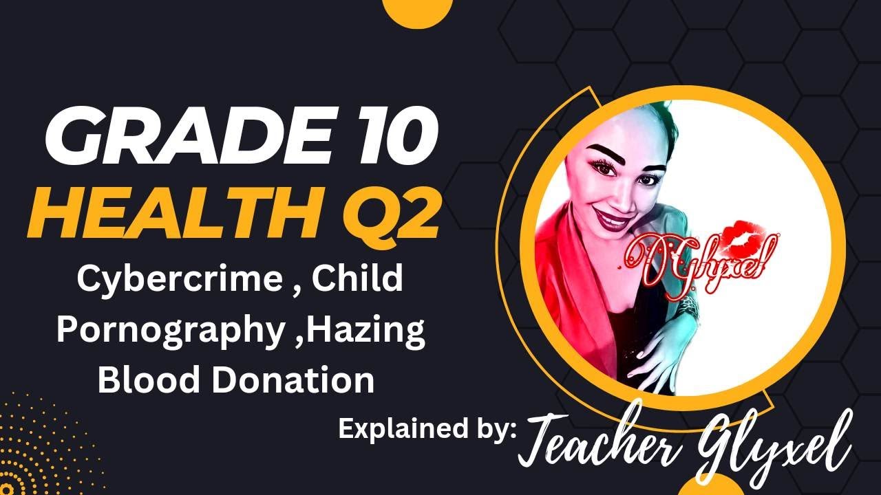 Grade 10 Health Quarter 2 cybercrime, child pornography, hazing and