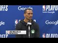 Joe Mazzulla full postgame press conference | Round 2 Game 3 vs. New York Knicks