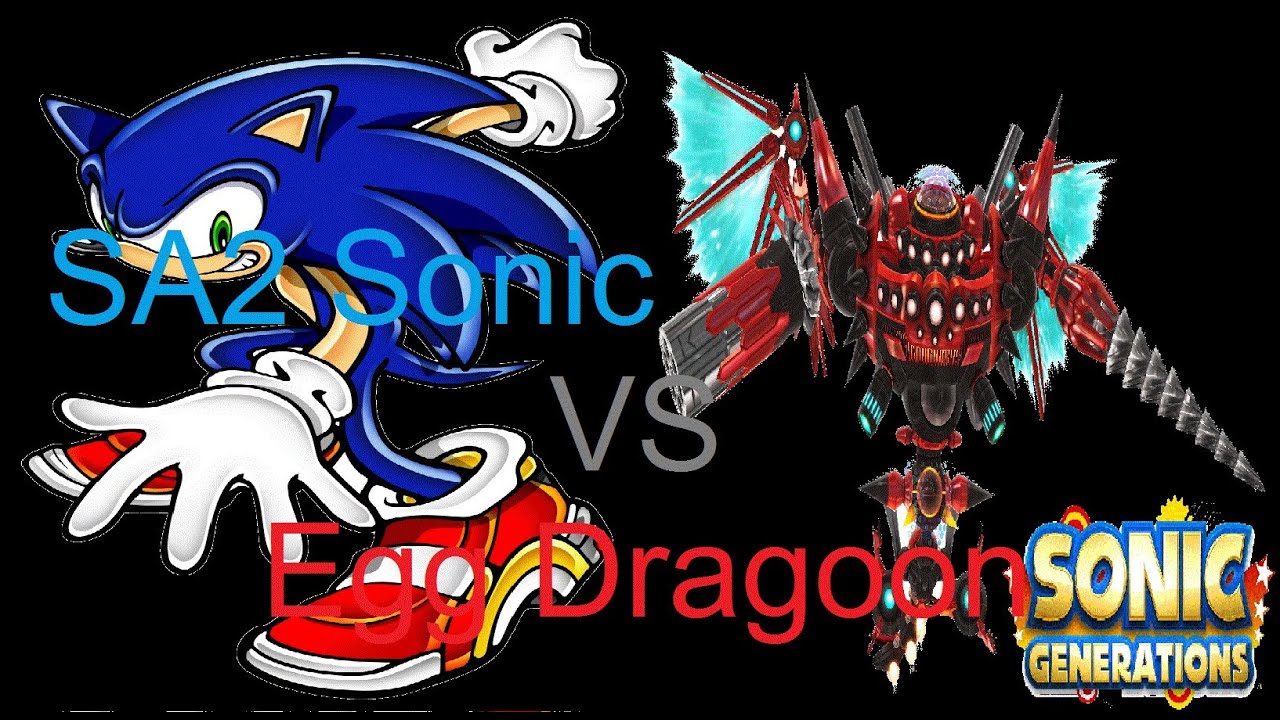Sonic Generations (PC) - Boss Battle: SA2 Sonic vs Egg Dragoon - YouTube