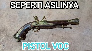Download Lagu SEPERTI ASLINYA‼️ Pajangan replika pistol VOC MP3