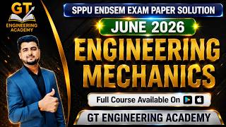ENGINNERING MECHANICS SOLVED PAPER JUNE 2026|Unit1 | PYQ SOLUTIONS | 2019 PATTERN