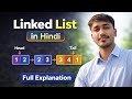Linked List Data Structure in Hindi 🔥 | Diagram + Code Explained | DSA Complete Guide