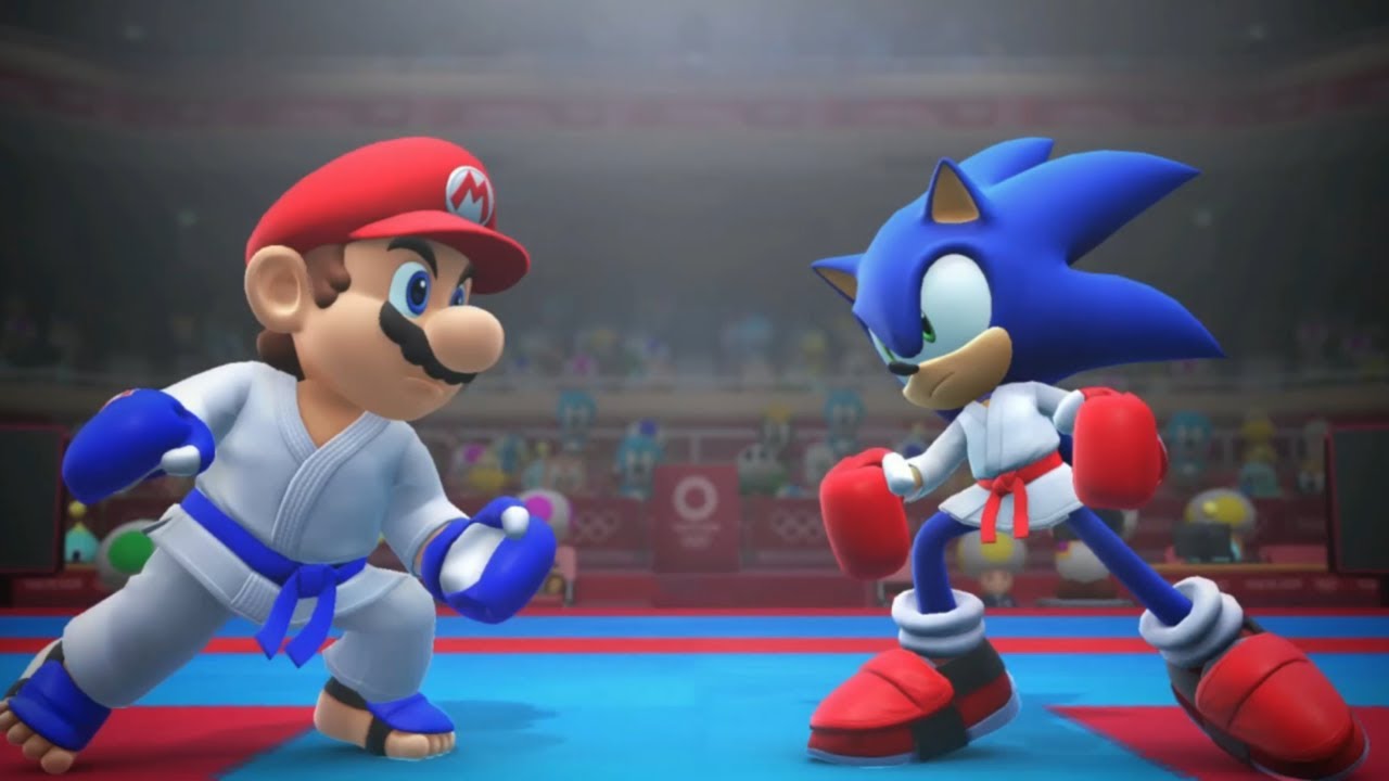 Mario & Sonic At The Olympic Games Tokyo 2020 Karate ( Hard ) Mario & Sonic VS CPU ( Hard ) Gameplay