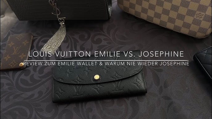 Louis Vuitton Monogram Empreinte Emilie Wallet (SHG-36690) – LuxeDH