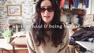 Vintage Shopping, New Hair, Nails \& Being Honest With You