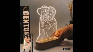 Personalized 3D Illusion Lamp. Custom Acrylic Night Lamp Gift. 3D Night Light Gift.