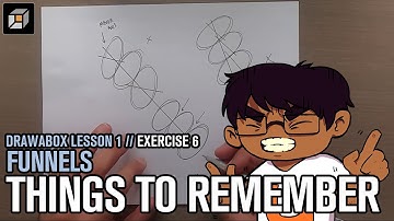 Drawabox Lesson 1, Exercise 6: Things to Remember (Funnels)