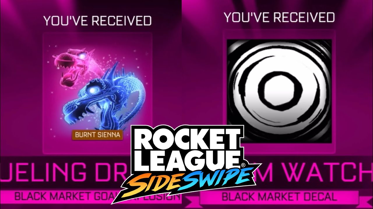 Rocket League Sideswipe Season 7 Rocket Pass Opening! *BLACK MARKET DROPS*