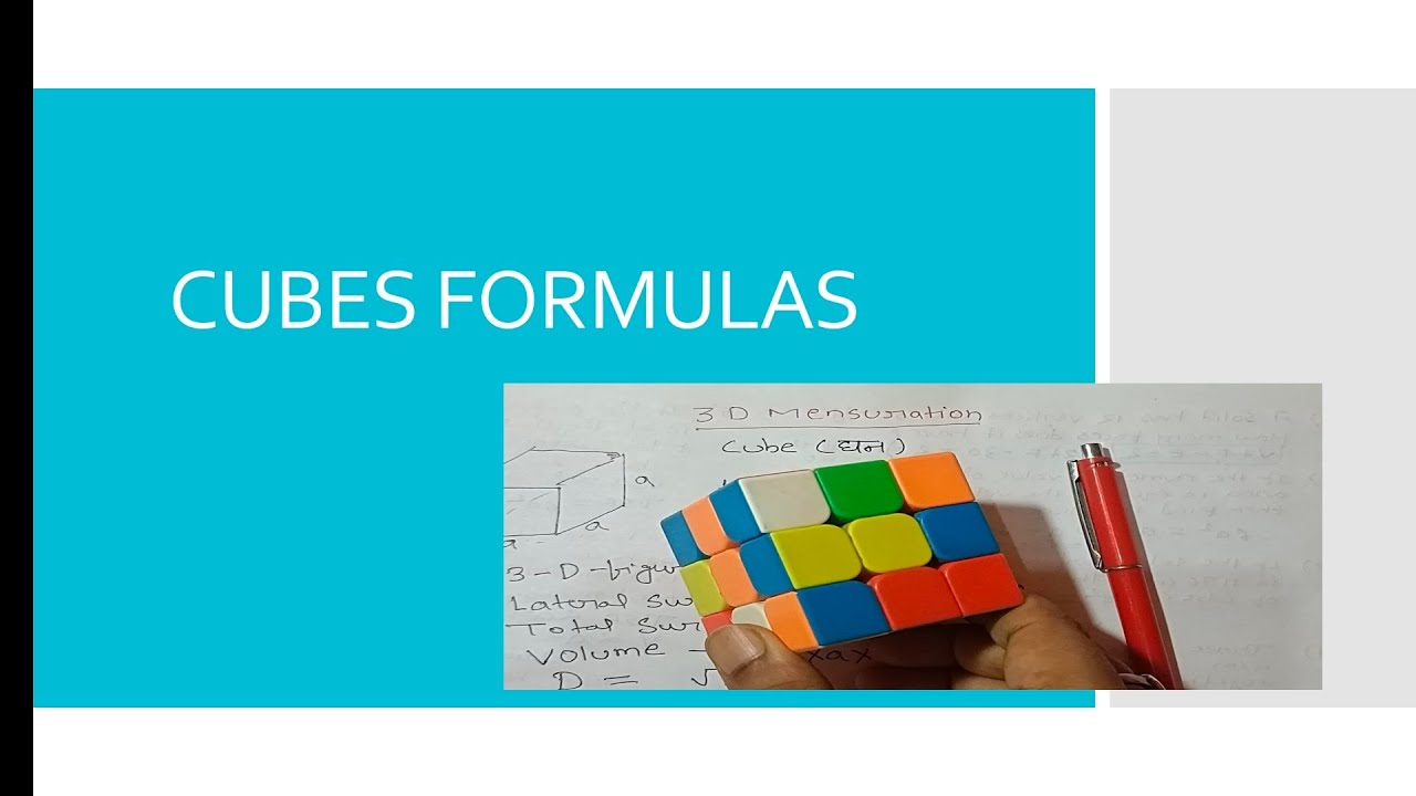 Cube Question Method HOW TO SOLVE CUBE QUESTIONS #3DMENSURATION#MATHCUBEQUESTION# ...