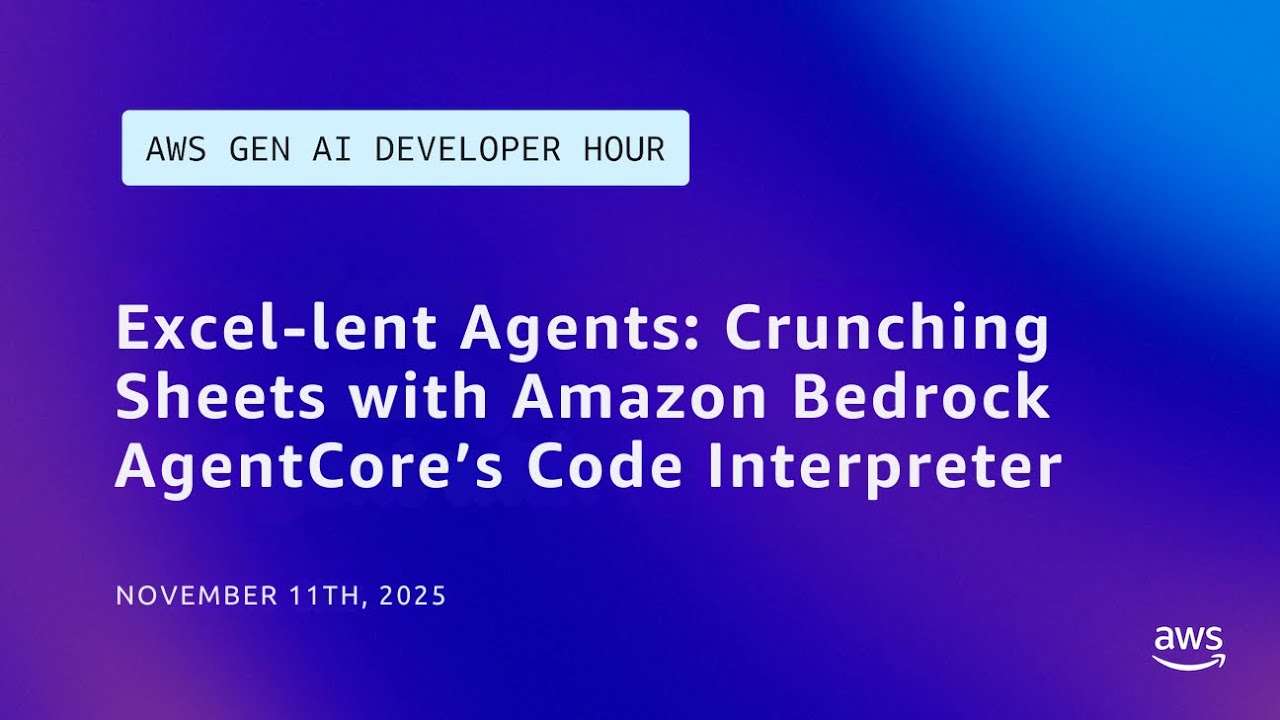 Excel-lent Agents: Crunching Sheets with Amazon Bedrock AgentCore’s Code Interpreter