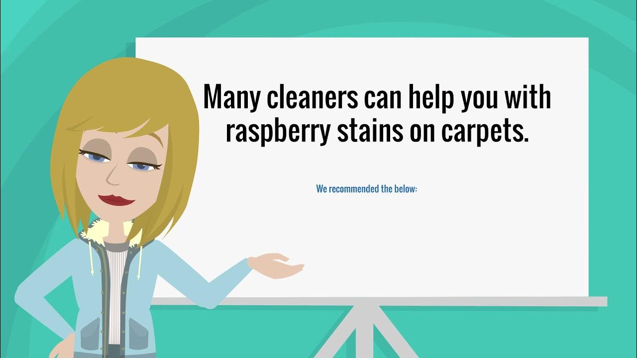 How to get raspberry stains out of carpet (9 SIMPLE STEPS) YouTube