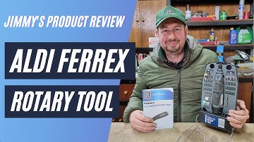 ALDI Ferrex 12V Cordless Rotary Tool product review Li-ion battery multitool