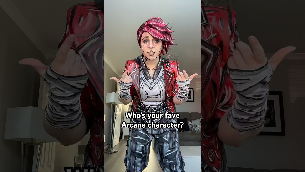 I love Jinx & Isha 💙 #arcane #arcanecosplay #arcanevi #vicosplay #netflix #megaconmanchester