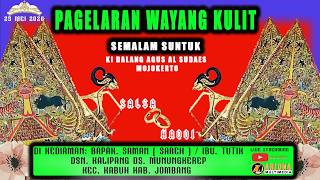 Cdanursari Satriyo Wijoyo Dan Pagelaran Wayang Kulit Semalam Suntuk Bersama Ki Dalang Agus Al Sudaes