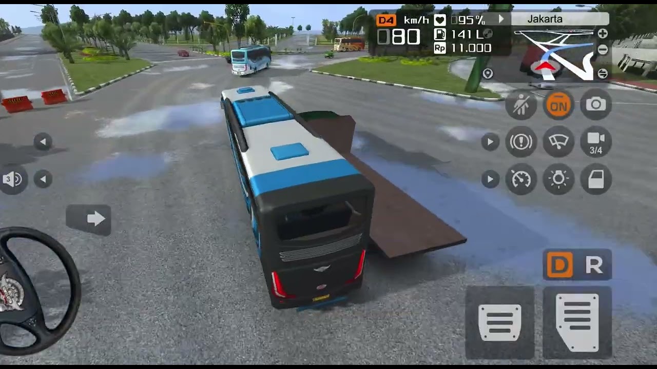Bus simulator part 1🔥game 